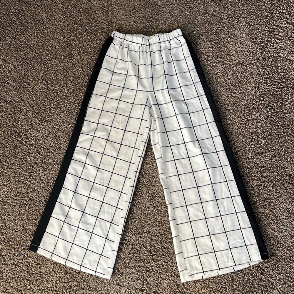 SHEIN girls wide leg pants